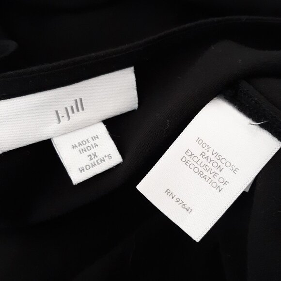 J. Jill Embroidered Blouse Plus Size 2X - Picture 6 of 6